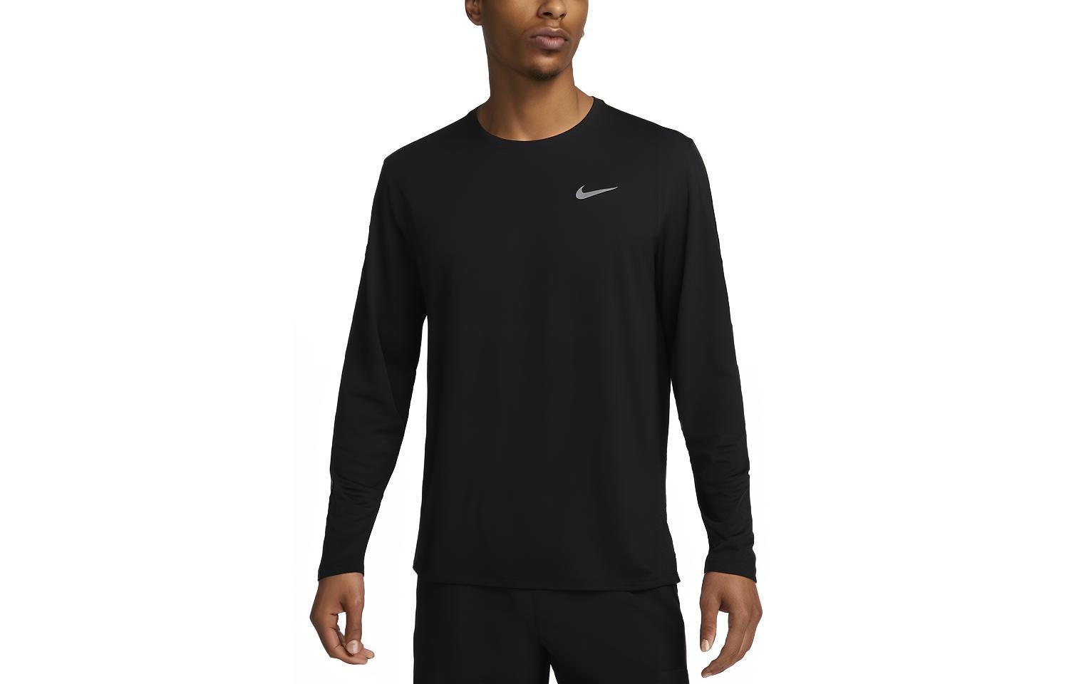Nike Miler Men s Dri-FIT Uv Long-Sleeve Running Top FB7070-010 XXL