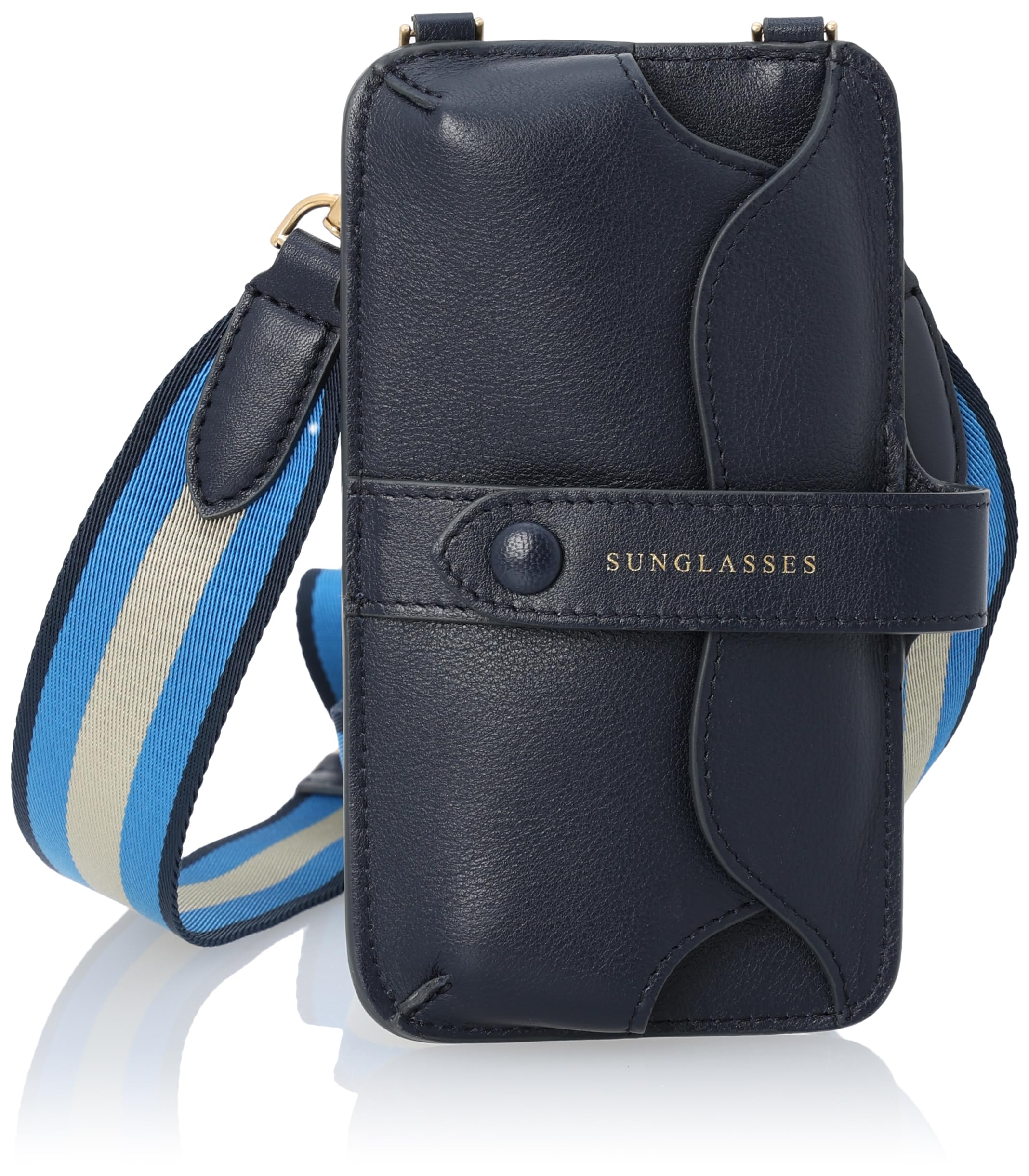 

Shoulder Bag Nastro Phone Pouch in Flat Leather Marine [Anya Hindmarch] Women s [Item]