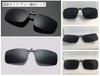 KANGYONG Polarized Clip-On Sunglasses - Fixed Type - Compatible with Glasses, Car Use, Wears Over Glasses, Daytime UV400 Protection