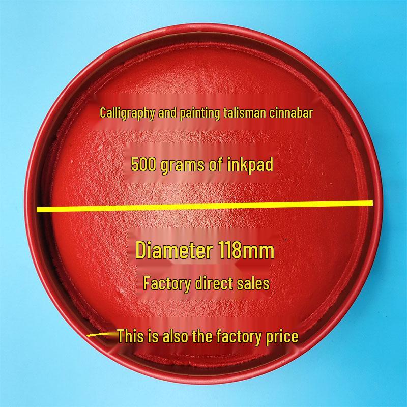 Free Shipping: 10 Red Portable Mini Inkpads for Fingerprint & Finance Use, 10g Each