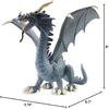 Warmtree 6 inch Realistic Dragon Model Plastic Flying Dragon Figurines Gifts for Collection