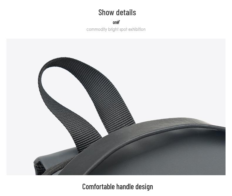 Men's Single Shoulder Crossbody Bag with Combination Lock and USB Port