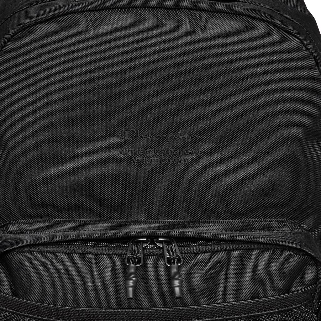 Carina Backpack 22L A4 size storage Large capacity Black [Champion] No.67761 (Embroidery Black)