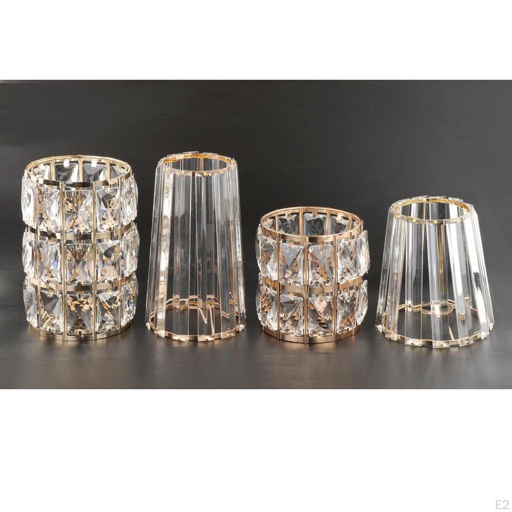 Crystal Lampshade Light Sconce Lamp Accessories for Pendant
