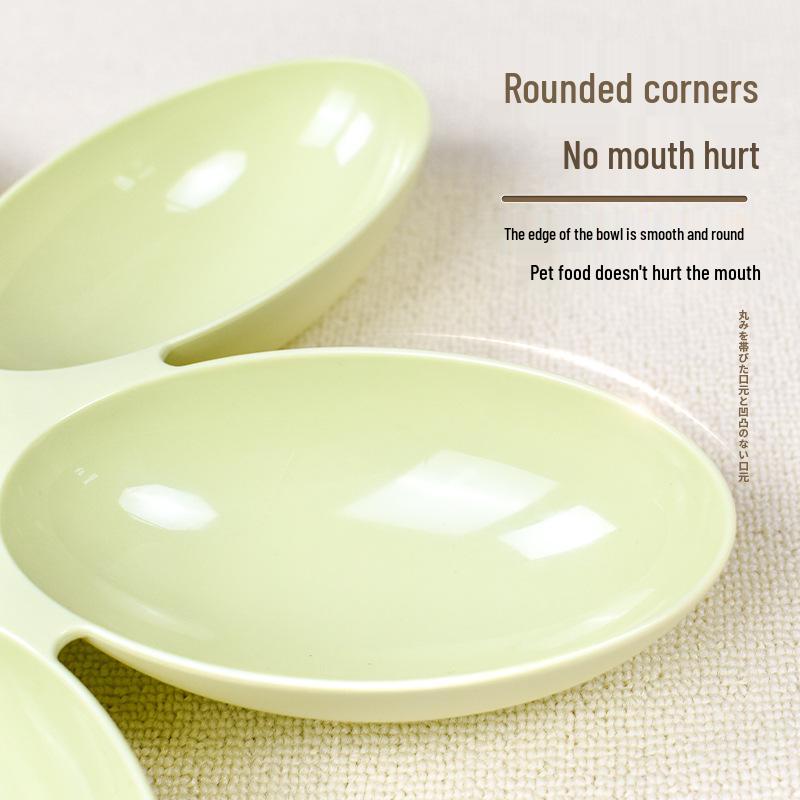 Petal Cat and Dog Bowl: Multi-Cat & Stray Cat Feeding, Ideal for Kitten Milk & Puppy Food