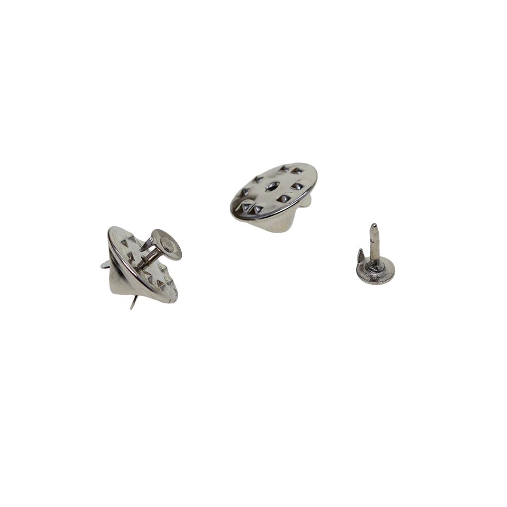 100 sád DIY kravatové pripináčiky motýľ špendlíky na chrbte brošňa Findings Silver