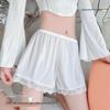 Women's Seamless Ice Silk Lace Anti-Chafe Boxer Briefs