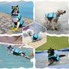 Dog Life Jacket, Reflective&Adjustable Dog Life Vests Large Float Orange Pet Swimwear,Cat Apparel Accessories For Small And Medium Dogs Swimming