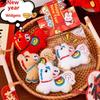 2026 Year Of The Horse New Year Festive Doll Ornament Chinese Style Pony Zodiac Ornament Schoolbag Pendant