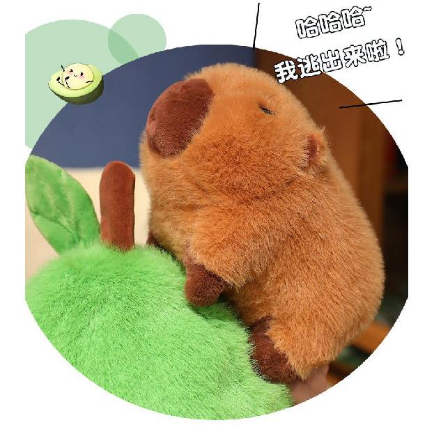 Adorable Avocado Capybara Plush Toy - Perfect Children's Gift!