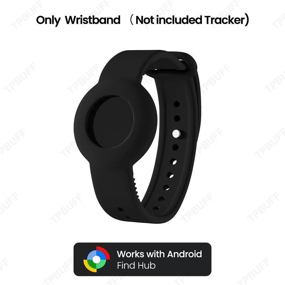Android Smart Tracker Bracelet for Kids Soft Silicone Waterproof Wristband GPS Tracker Watch Band For Google Find Hub Anti-lost