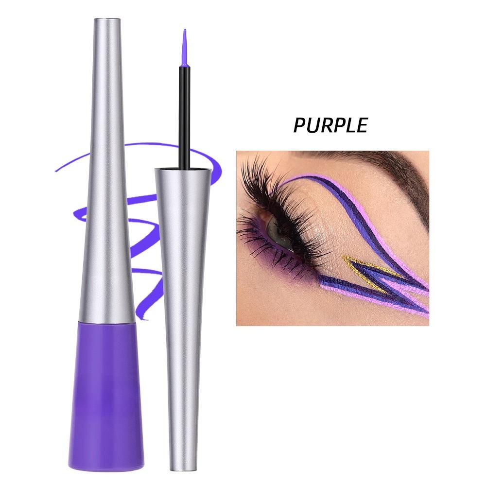 

Подводка для глаз Жидкая подводка-карандаш Цветная подводка Жидкий макияж Водостойкая и быстросохнущая 12-цветная жидкая подводка-карандаш