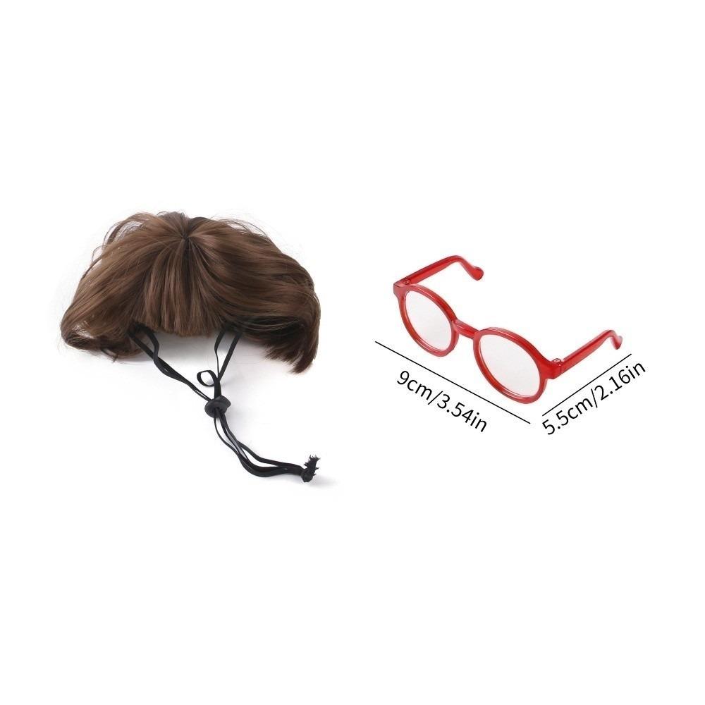 Clown's Hair Kitty Wavy Hair Adjustable Fit Cat Fake Hair Party Play Costume
