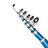 Telescopic Fishing Rod Ultralight Travel Fishing Rod Travel Surf Rod for Saltwater and Freshwater