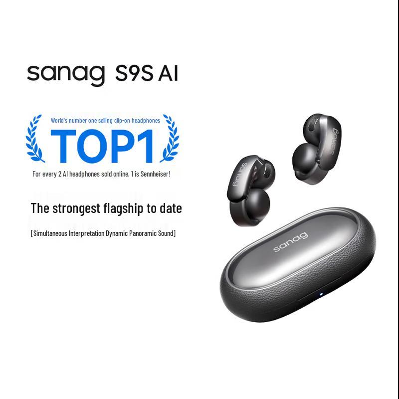 Saina S9S AI Wireless Ear Clip Headset
