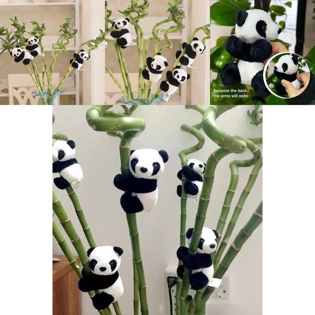 Mini Cute Panda Plush Gripper Perfect For Home Decorations And Gifting!