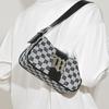 IELGY Underarm Bag High-End Baguette Bag Fashion Casual Portable Shoulder Bag Trendy