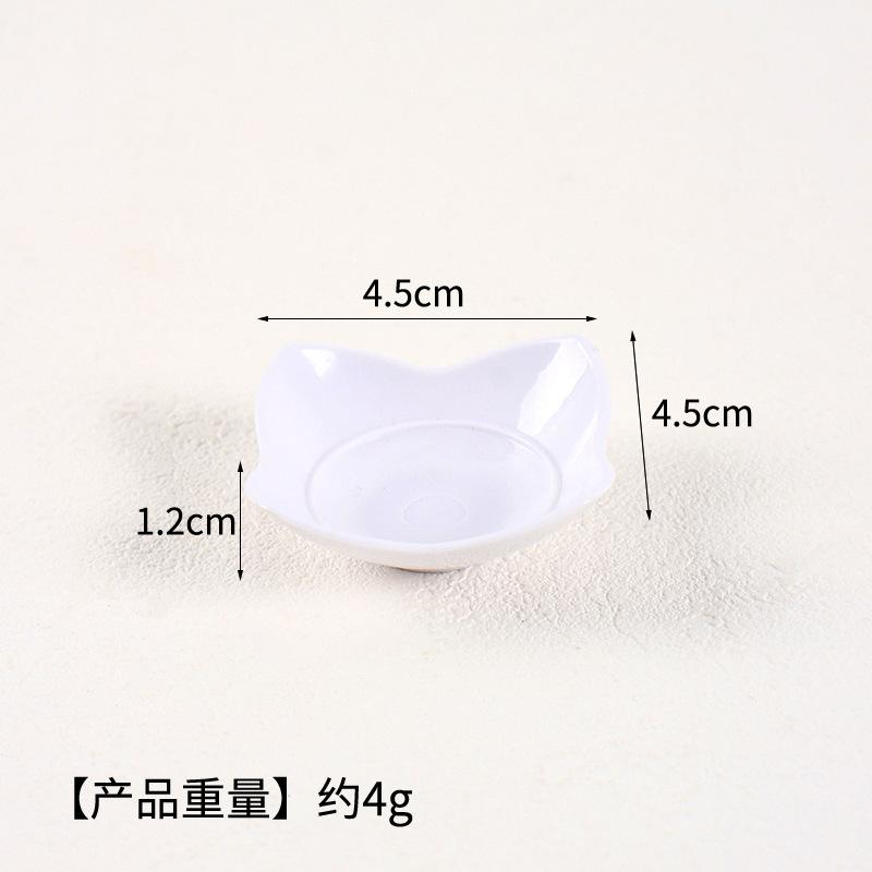 Mini Miniature Simulation Plate Small Bowl Tableware Diy Food Play Accessories Mini Container Play House Kitchen Toys