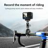 Sports Camera Magnetic Bracket Adapter Selfie Stick, Snap on Magnetic Quick Release Plate, 1/4 Thread Adapter for Sports Camera