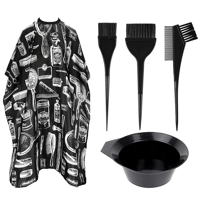 

5/11pcs Hair Bleach Kit Professional Hairdress Waterproof Cape Dyeing Brush Bowl Hair Clips for Salon Hair Highlighting Tools