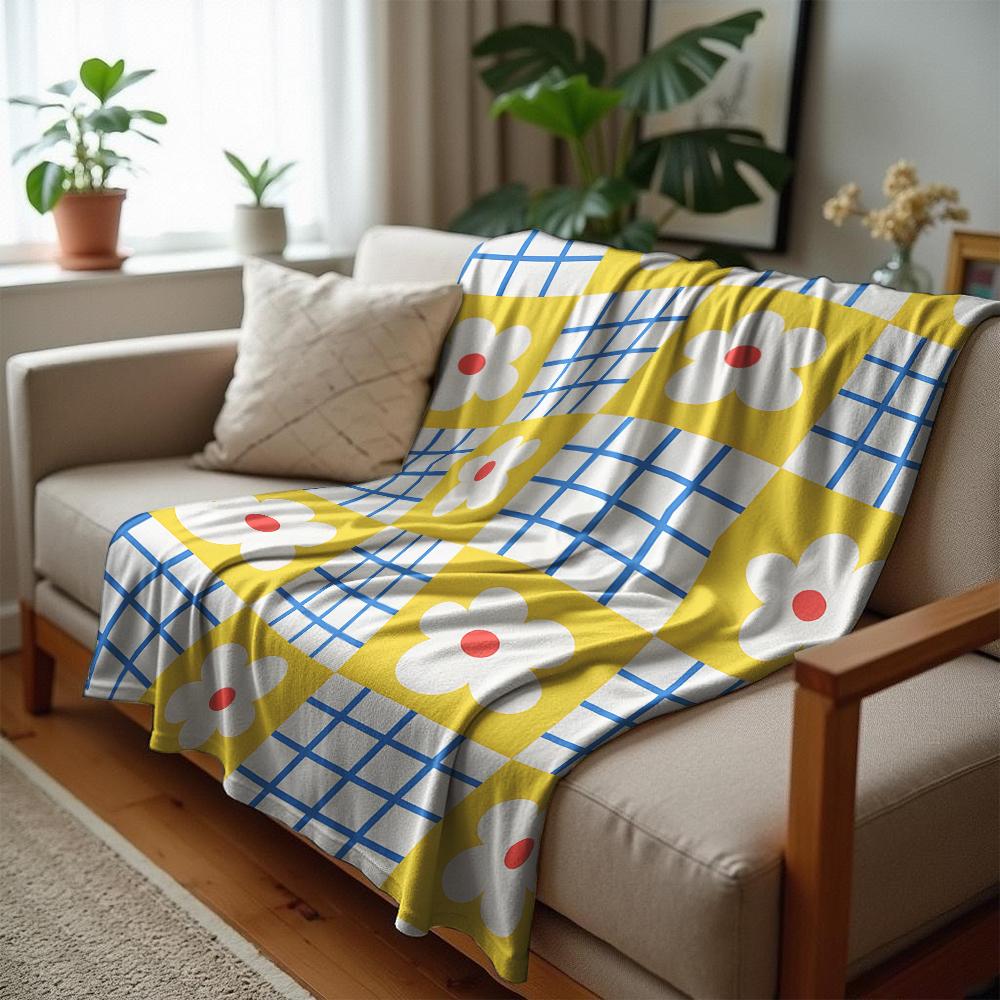 Retro Comic Boom Superhero Soft Flannel Blanket Breathable Warm Throw for Office Car Sofa Kids Room Birthday Xmas Gift