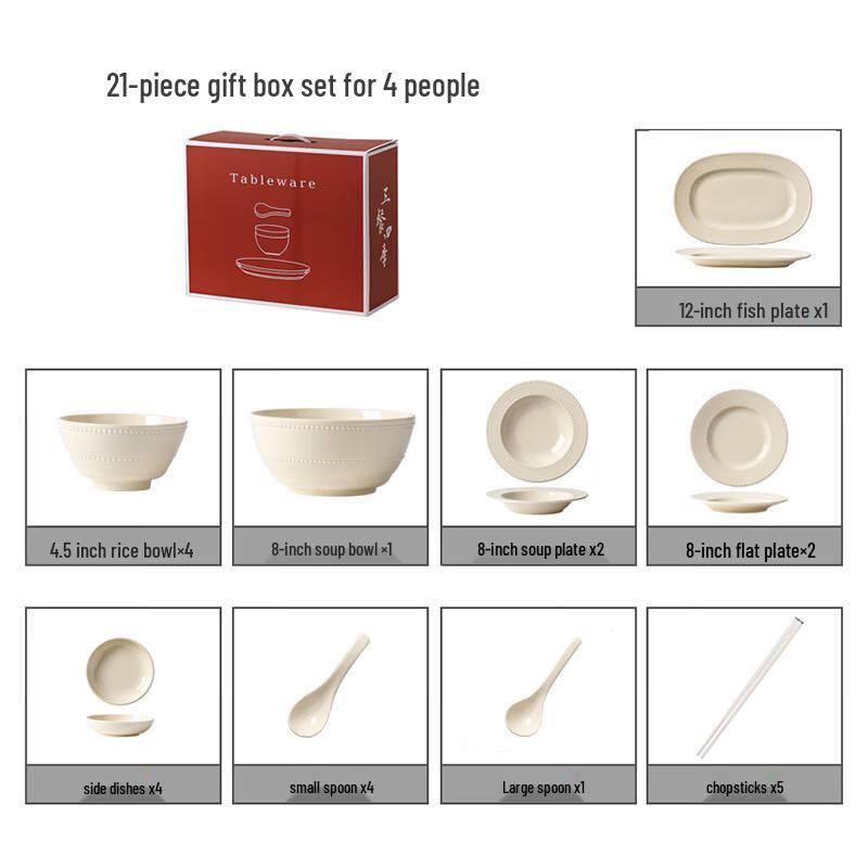 Nordic Style Ceramic Dinnerware Set