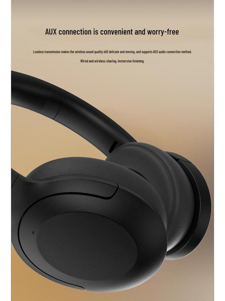 New Foldable Over-Ear Bluetooth Headphones with True Wireless and Active Noise Cancelling