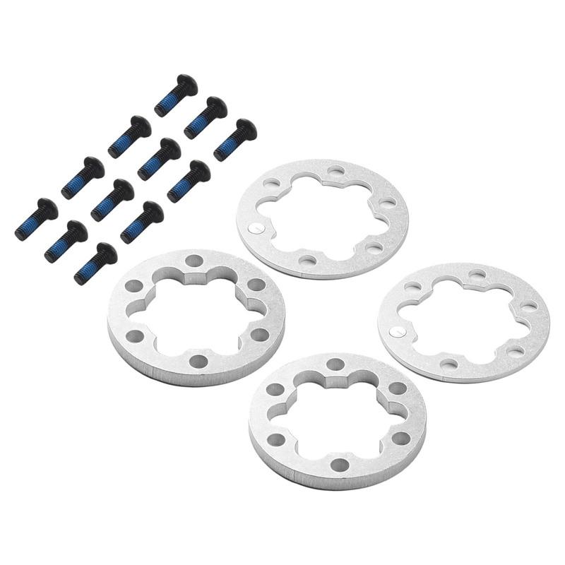 4PCS Brake Gasket Spacer Set for Electric Scooter and E Bike 6 Holes Disc Washer 25mm Suitable for 44MM Rotors Includes Screws
