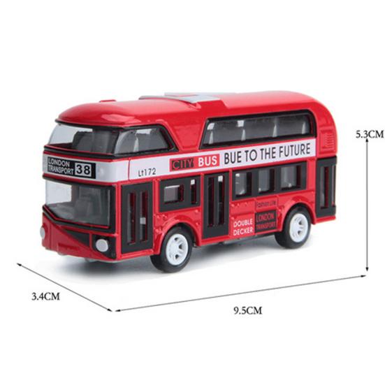 Simulation Alloy Car Model Mini Pull Back Bus Kids Children Educational Toy
