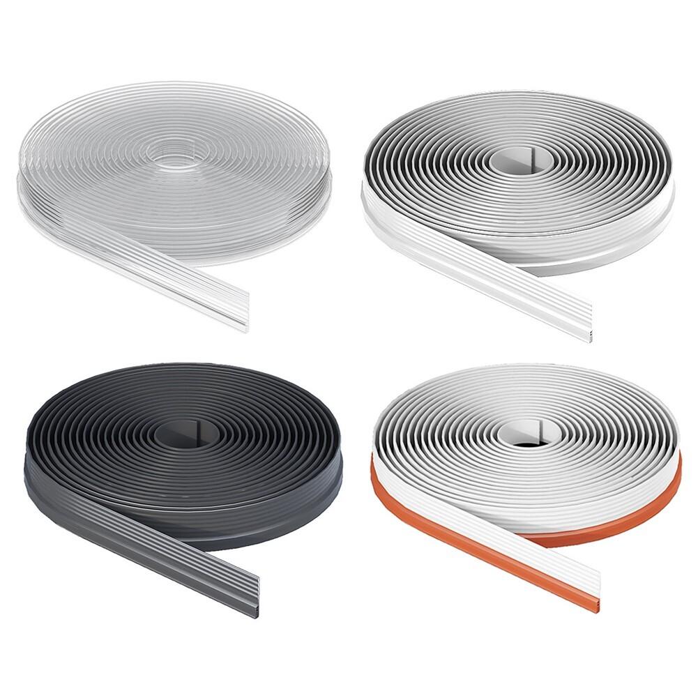 TPE Sliding Window Seal Strip Self Adhesive Triple Sound Insulation Windproof Anti-Cold Door Under Flexible Weatherstrip Gap