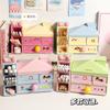 Aesthetic Multifunctional Divided Drawer Desktop Pen Holder Storage Organizer For Girls