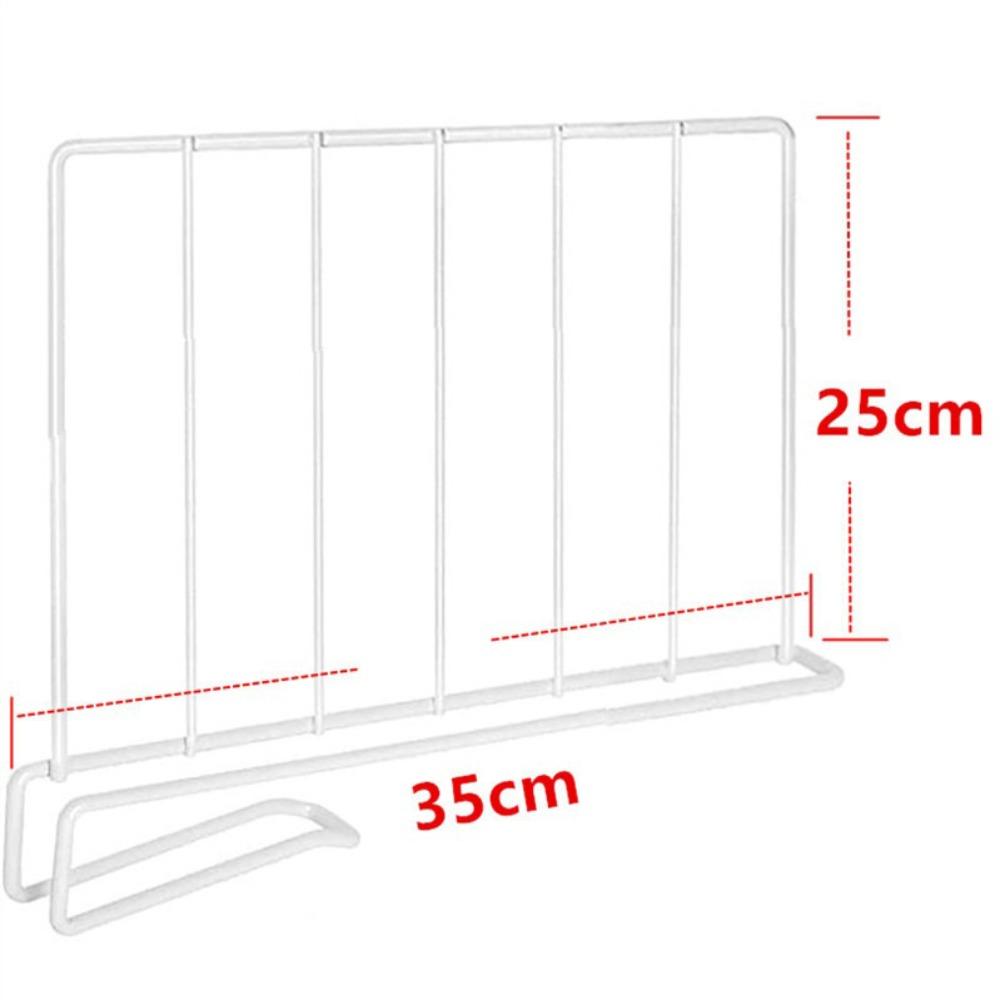 Metal Closet Divider White Shelf Divider Space Saving Closet Separator For Bedroom
