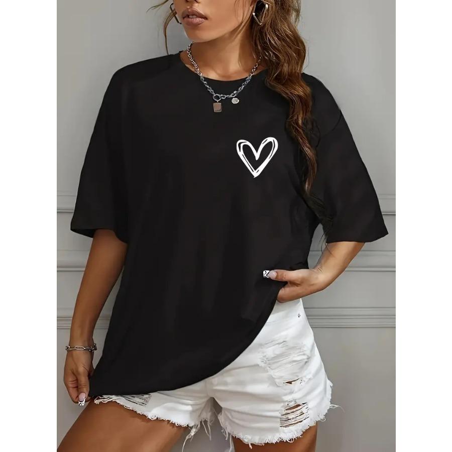 Casual Short Sleeved Printed T-shirts Polyester Oversized 3D Top Pattern T-shirt for Men Comfortable Summer Round Neck