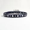 Cool Blingbling Rhinestones Belt for Women Western Cowgirl Styles with Punk PU Leather Designs Sequins for Various Event
