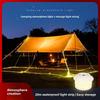 20M Length Camping Lights String 2 in 1 Design Storable Design Hanging Tent Light 5 Modes USB Rechargeable