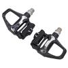 Road Bike Pedals Nylon Fiber Body CR MO Steel Axle Self Locking Clipless Pedals with Cleats for Bicycle Cycling