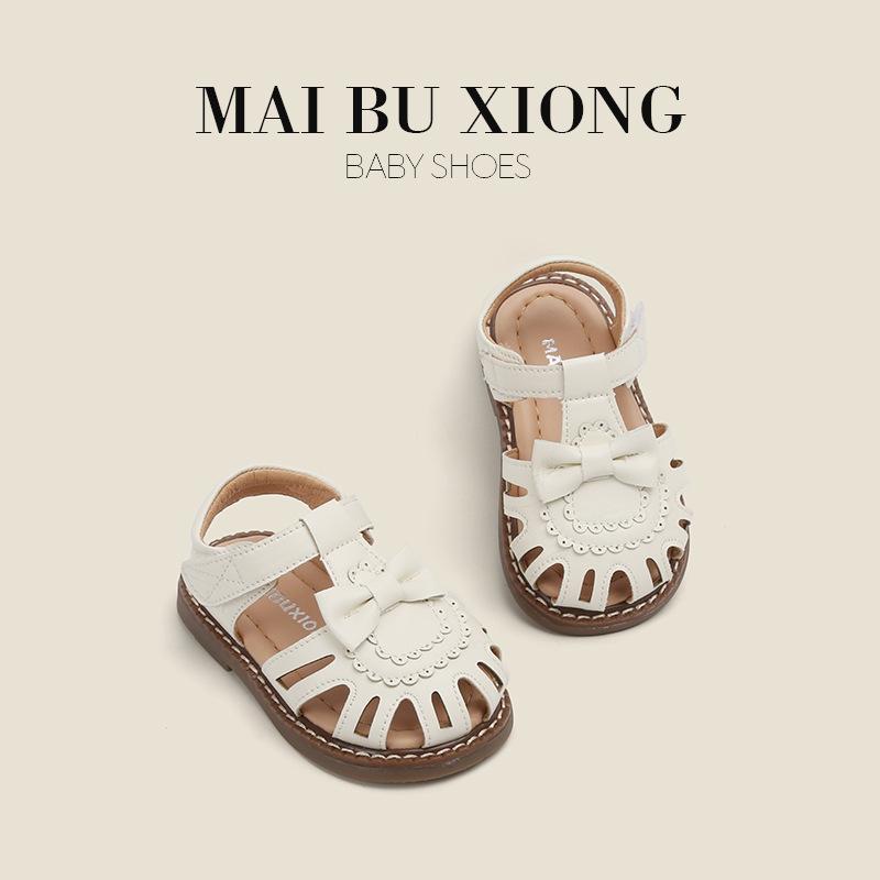 

MAIBUXIONG Девочки Корейская детская обувь Лето Baotou Ударопрочные сандалии Детские девочки Обувь для малышей Маленькие дети Обувь принцессы