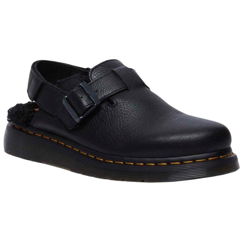 Dr. Martens Leather Fashion Versatile Low-Top Casual Shoes Unisex Casual Shoes Black 31885001