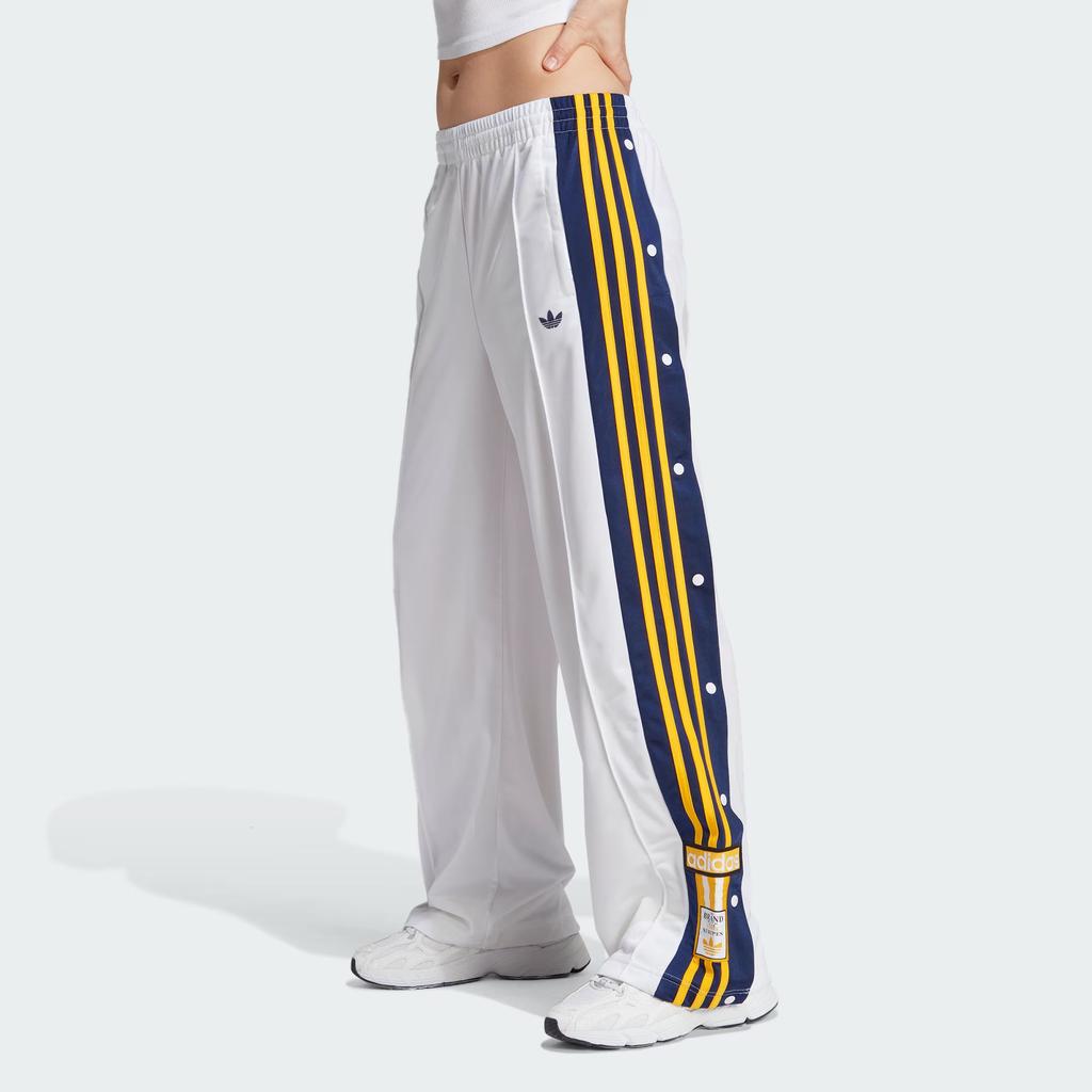 Adidas Originals Adibreak Track Pants With Snaps On The Side Women Bottoms White IL2413