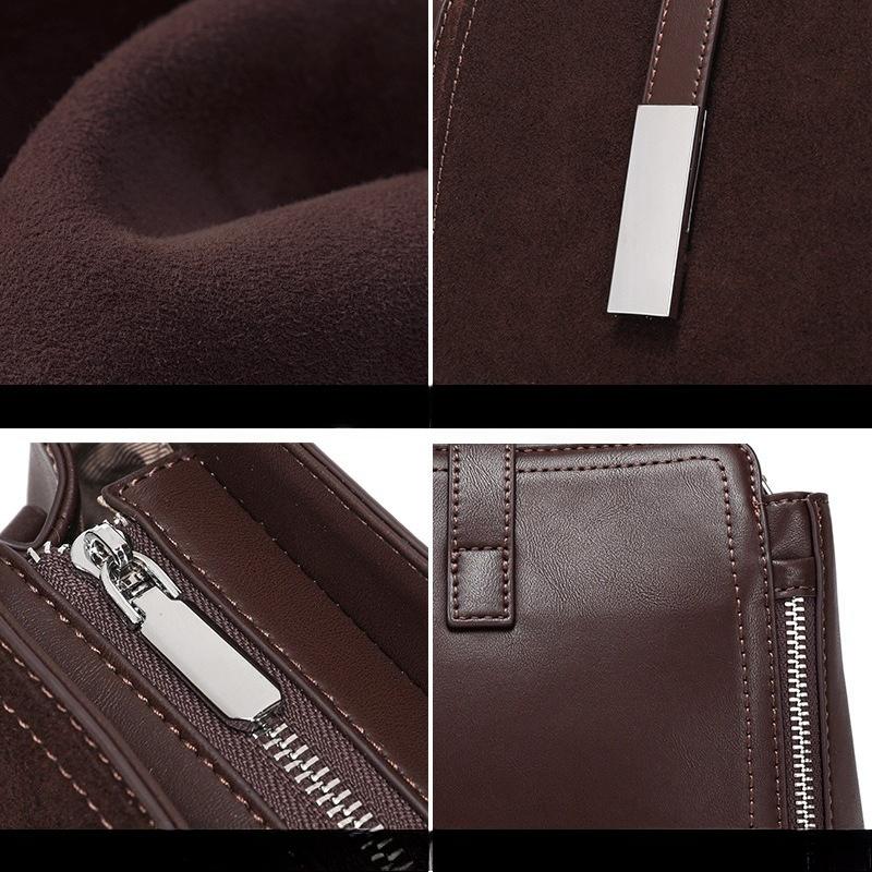 Women's Handbag, Vintage Cowhide Single-shoulder Bag, Elegant and High-end Crossbody Bag