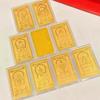Shuibei 999 Fine Gold Good Luck Mobile Phone Sticker - 2mg Wealth Attracting Card