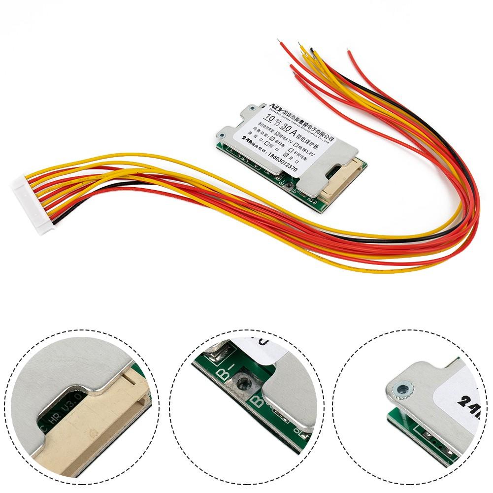 10S 36V 30A Ochranná deska PCB pro Li-ion články s balančním kitem