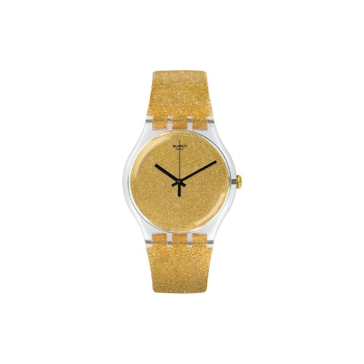 SWATCH Men 47.4mm Yellow Watch SUOK122 SUOK122