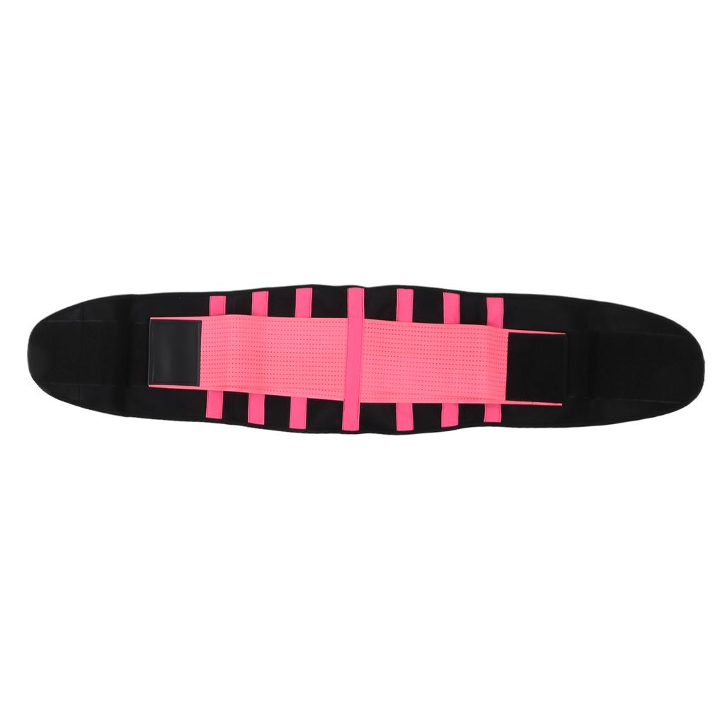 Back Brace Comfortable SkinFriendly Breathable Waist Protection Equipment for Pain Relief(Pink )
