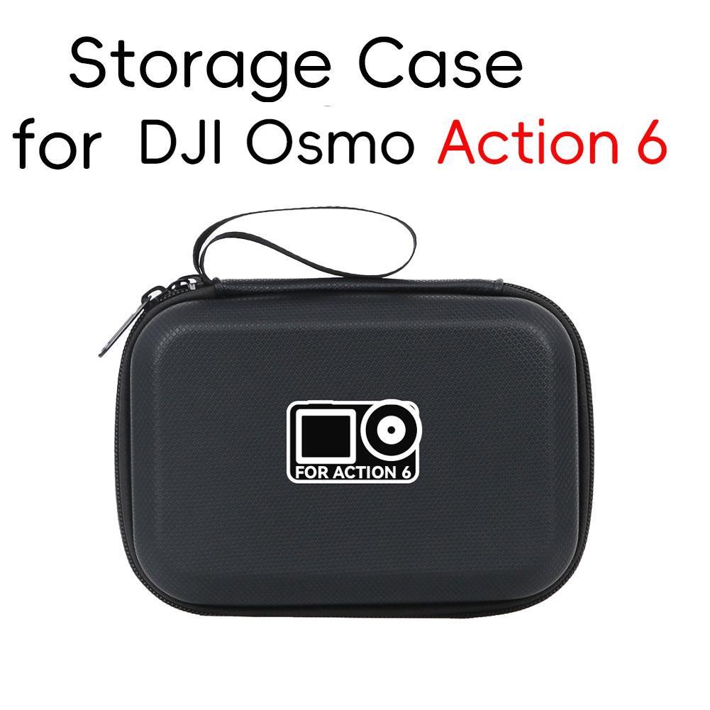  for dji Action 6 Standard Edition PU Material Storage Bag Scratch And Collision Prevention for dji Camera Storage Bag