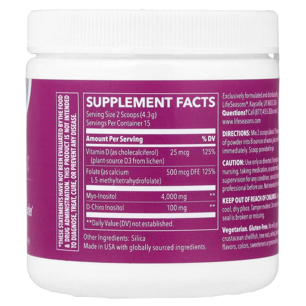 LifeSeasons, Therapeutics, Fertili T™ 2x, Unflavored, 2.3 oz (64.4 g)