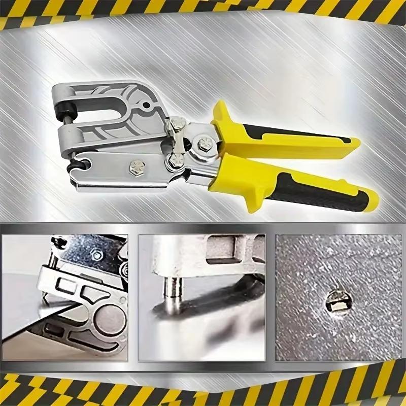 Professionelle Deckenlocher Zange Aluminiumlegierung Kielwerkzeug für Gipskarton Metallständer Installation