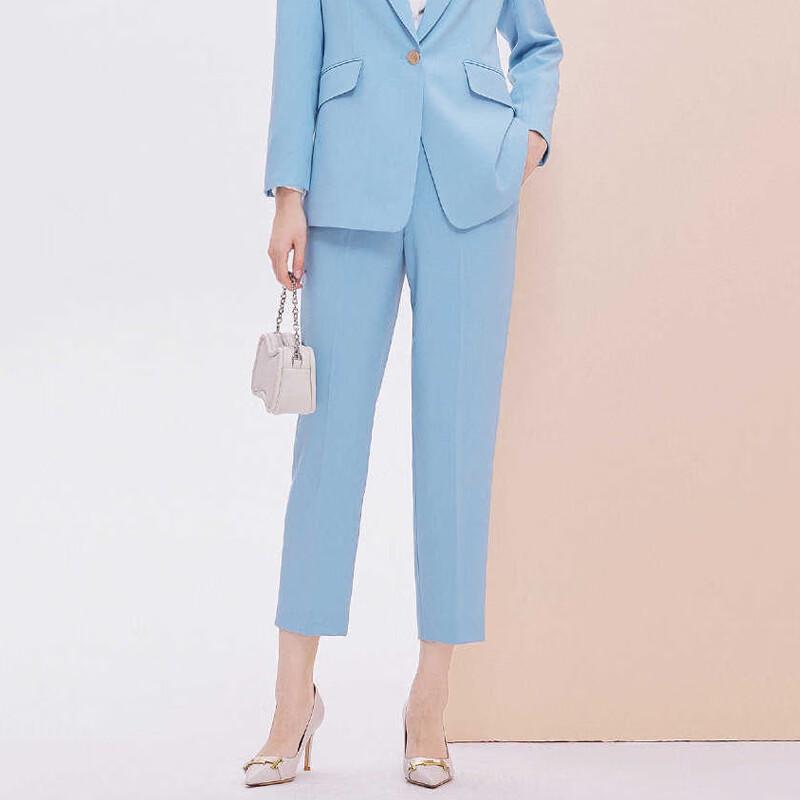 

JESSIE Женские плиссированные брюки прямого кроя до щиколотки S