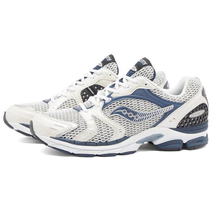 Saucony Progrid Triumph 4 White Navy Men Sneakers S70704-12