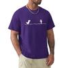 Herr T-shirts Tryckta Dinosaur Cactus Funny Tops Sommar bomull T-shirt för män Casual O-hals T-shirts Streetwear Basic Top